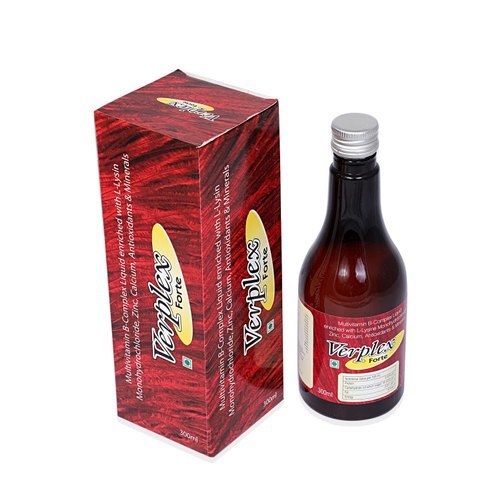 Multivitamin B Complex with L Lysin Monohydrochloride Zinc Calcium Antioxidants and Minerals Syrup