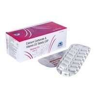 Calcium Carbonate 500mg and Vitamin D3 250 IU Tablets