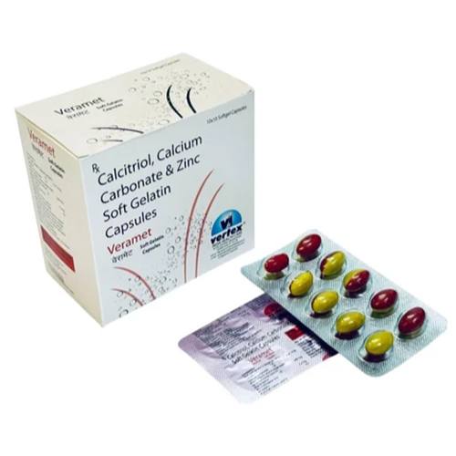 Calcitriol 0.25mcg Calcium 200 mg and Zinc 7.5mg Softgels