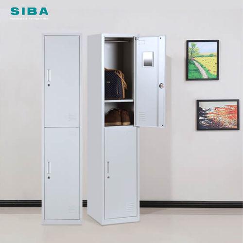 Powder Coating Hot Sale Steel Funiture 2 Door Locker For Staff Changing Room