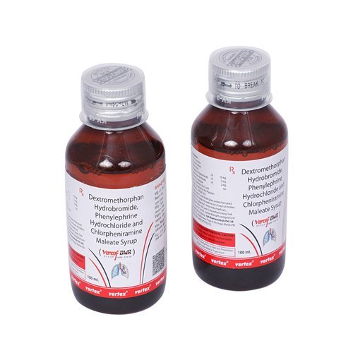 Dextromethorphan10mg Phenylephrine 5mg and Chlopheniramine 2mg Syrup