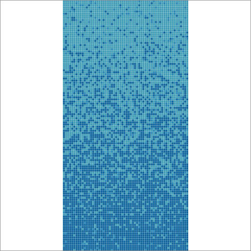 Sky Blue Gradation Glass Mosaics Tile