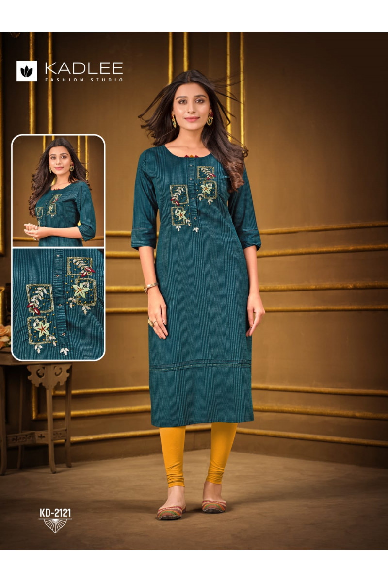 Rayon Weaving Size Set Kurti Catalogue Sets