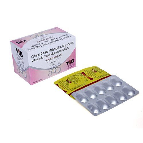 Calcium Citrate Maleate Vitamin D3 Vitamin K2 7 Magnesium And Zinc Tablets