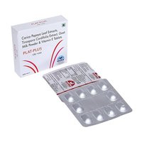 Carica Papaya Leaf Extracts Tinospora Cordifolia and Goat Milk Powder Tablets