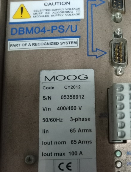 MOOG CY2012 SERVO DRIVE