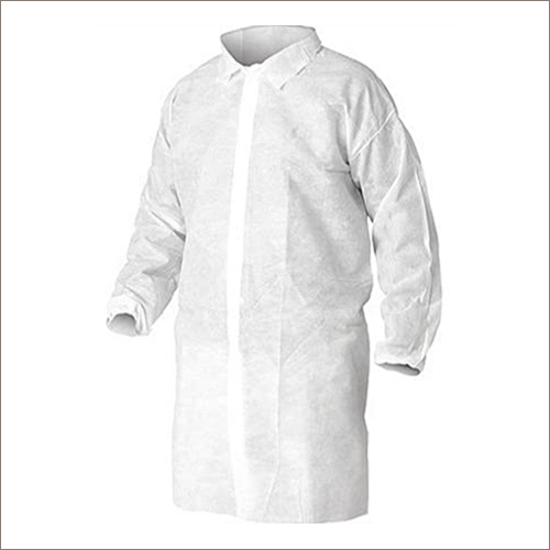 Cotton Non Woven Disposable Lab Coat