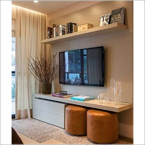 Designer Wall Space Wooden Showcase Design
