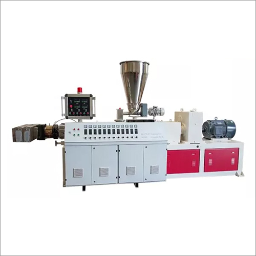 High Output 80 156 PVC Plastic Conical Twin Screw Extruder
