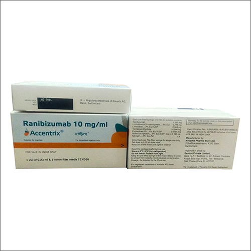 10mg Ranibizumab Solution for Injection