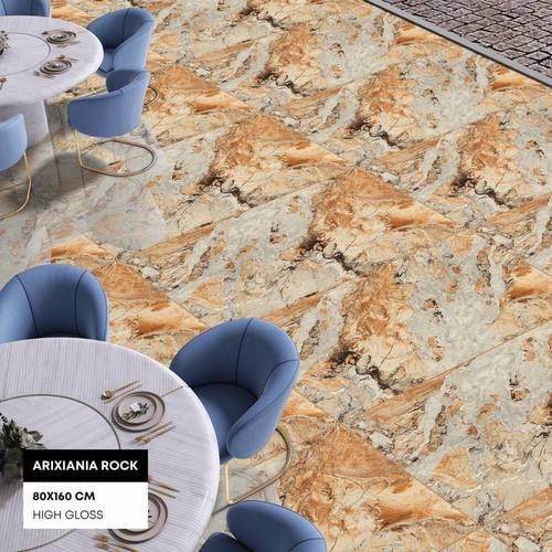 Brown Arixina Rock 800X1600Mm High Glossy Porcelain Tile