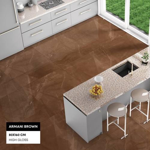 Armani Brown 800x1600mm High Glossy Porcelain Tile