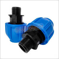 Mdpe Male Threaded Adapter - Mdpe Material, Various Thickness Options , Available In Black And Blue Colors For Plumbing And Piping Applications