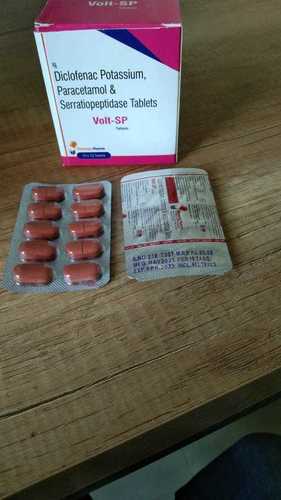 Diclofenac Potassium Paracetamol Serratioptidase tablets