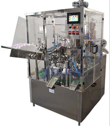 Double Head Automatic Rotary Tube Filling and Sealing Machine