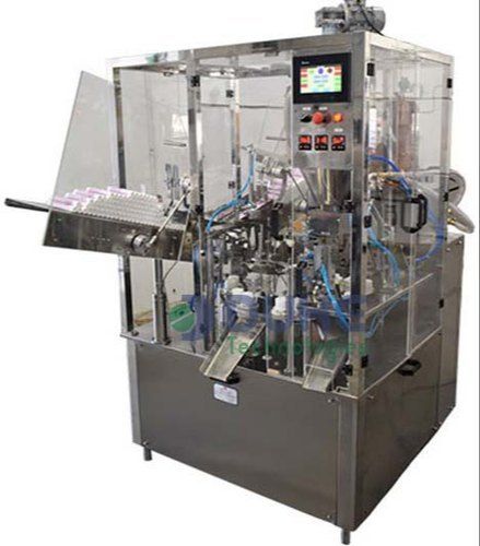 Double Head Automatic Rotary Tube Filling and Sealing Machine