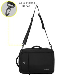 Convertible Backpack Bag Black