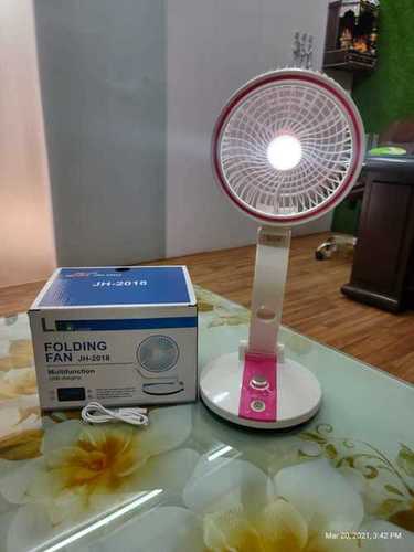 Rechargeable Folding Fan With LED Light Rechargeable Fan