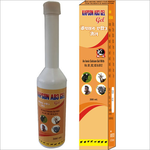 300 Ml Kapson Ad3 Gel Suitable For: Cattle