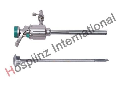 Stainless Steel 6mm Trocar Sharp With Multi Function Smooth Cannula