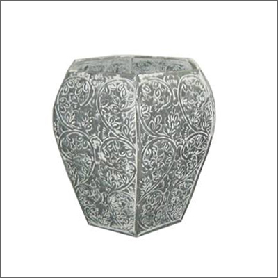 22x26cm Grey Iron Plant Pot