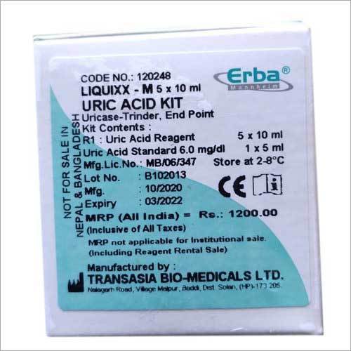 Uric Acid Kit, Packaging Type: Box at Rs 850/piece in Pune