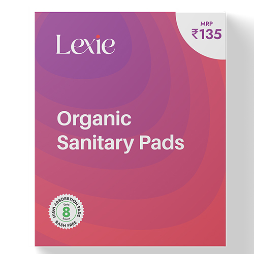 White Organic Sanitary Pads