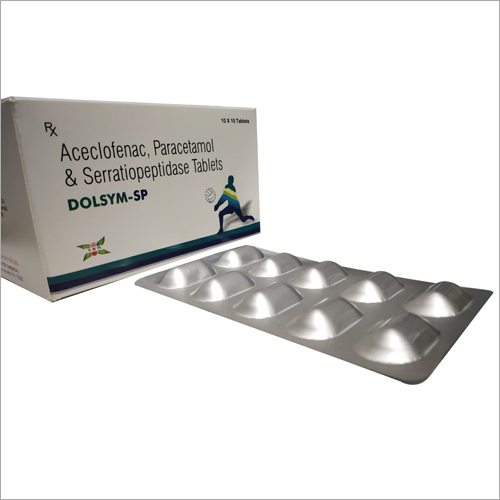 SP Aceclofenac Paracetamol and Serratiopeptidase Tablets