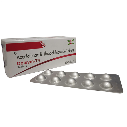 T4 - Aceclofenac and Thiocolchicoside Tablets