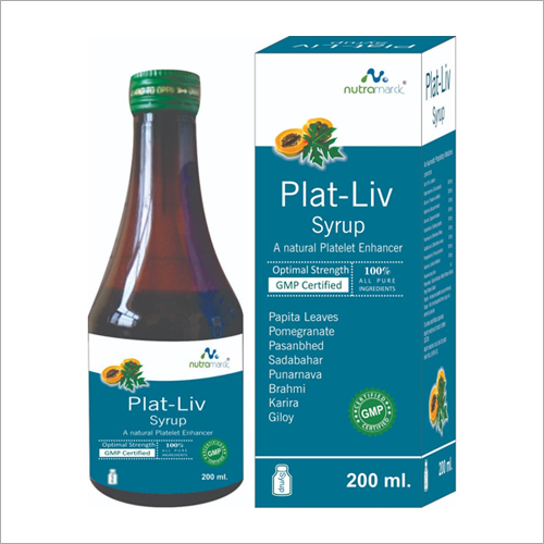 200ml Papita Leaves Pomegranate Giloy Syrup