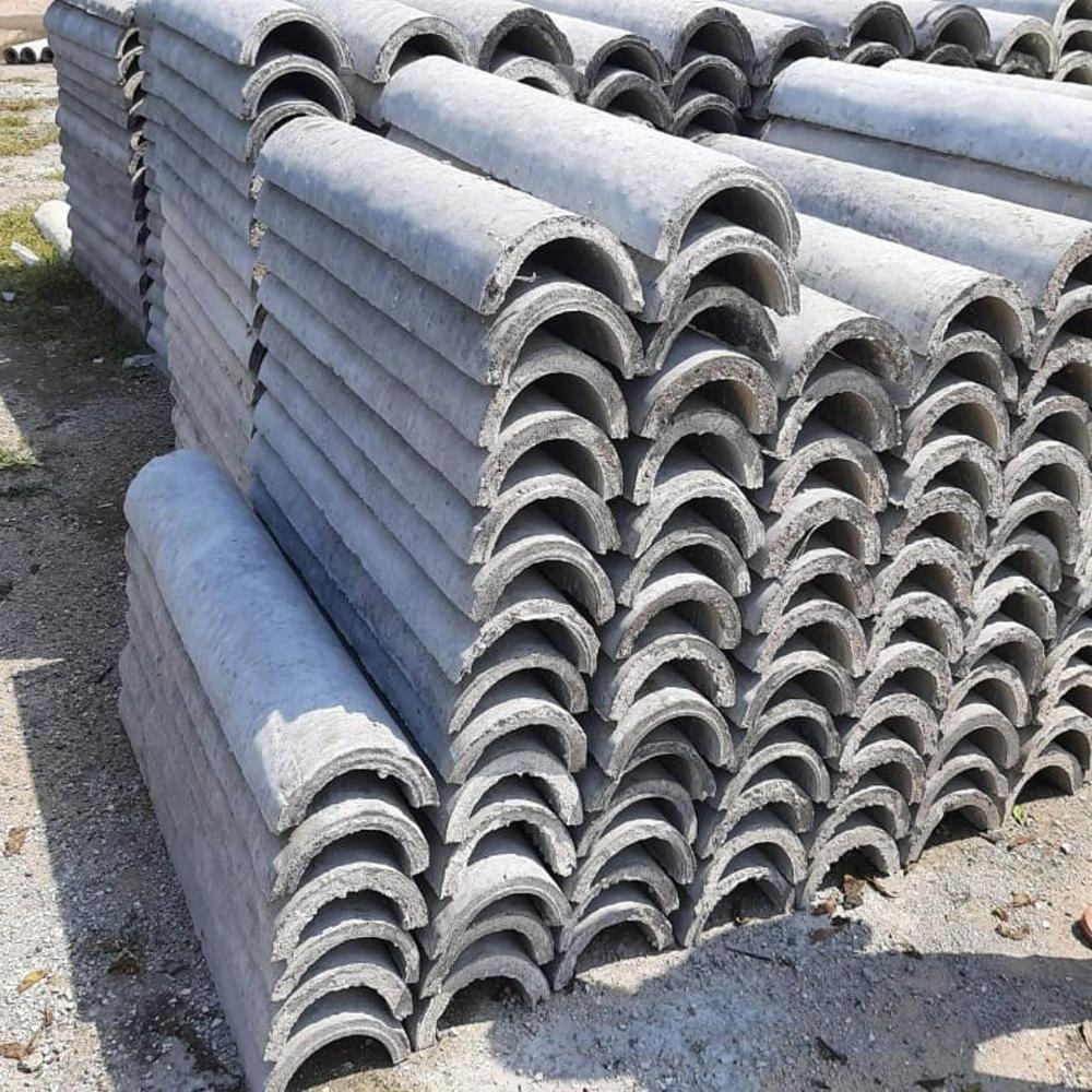 Half Round Rcc Pipe - Length: As Per Requirement Meter (M)
