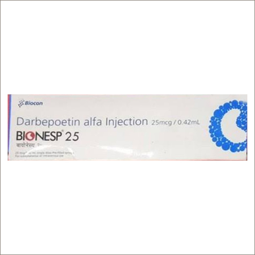 Darbepoetin Alfa Injection - 25mcg/0.42ml Vial | Liquid Formulation for Anemia Treatment in Cancer Patients Receiving Chemotherapy, Recommended Storage in Dry Place