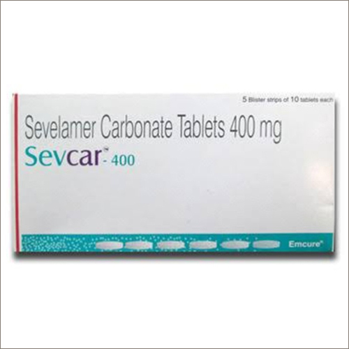 400 Mg Sevelamer Carbonate Tablets Recommended For: As Per Doctor Recommendation