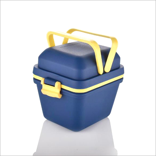 Blue High Quality Plastic Carry Lunch Box