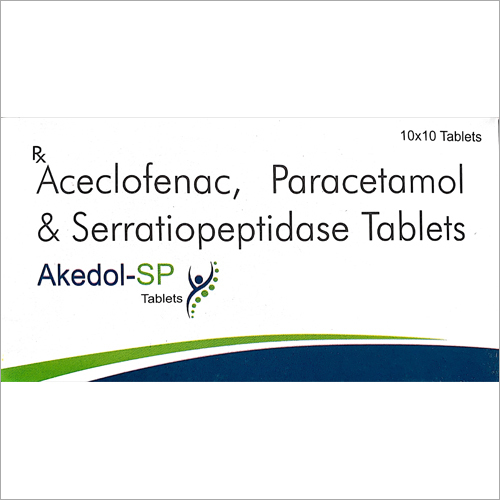 Aceclofenac Paracetamol and Serratiopeptidase tablets