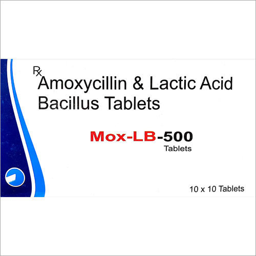 500Mg Amoxycillin And Lactic Acid Bacillus Tablets General Medicines