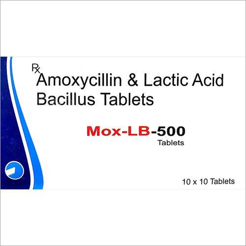 500mg Amoxycillin and Lactic Acid Bacillus Tablets