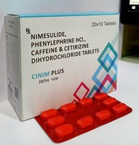 Nimesulide Caffeine Phenyleprine HCI Cetrizine Tablet