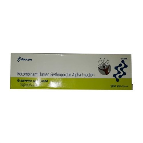 Recombinant Human Erythropoietin Alfa Injection By FEDELTY HEALTHCARE PVT. LTD.