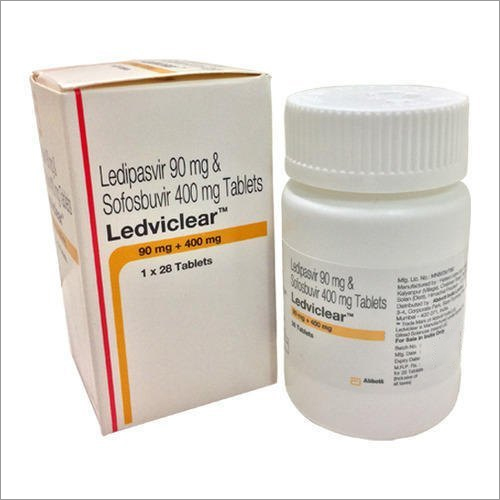 Ledipasvir 90 MG And Sofosbuvir 400 MG Tablets
