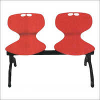 2 Seater Plastic Waiting Area Chair
