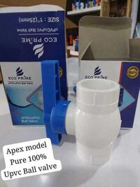 Upvc Ball Valve - 2 Inch, Working Temperature -10 To 110 Â°c, Manual Automation, Medium Pressure, Water Flow Control In Plumbing Systems