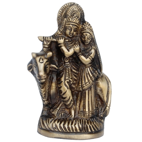 Radha Krishna with Cow Statue unique for decoration and gift