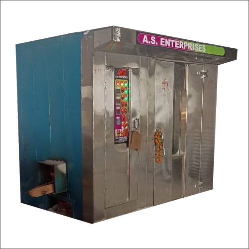 160 Tray Rotary Rack Oven - Stainless Steel, Electric Power Source | New, Polished Finish for Commercial Usage