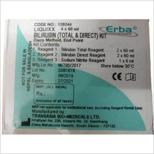Bilirubin Total Direct Test Kit General Medicines