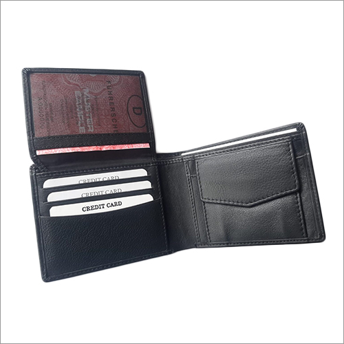 Mens Multi Pocket Bifold Leather Wallet