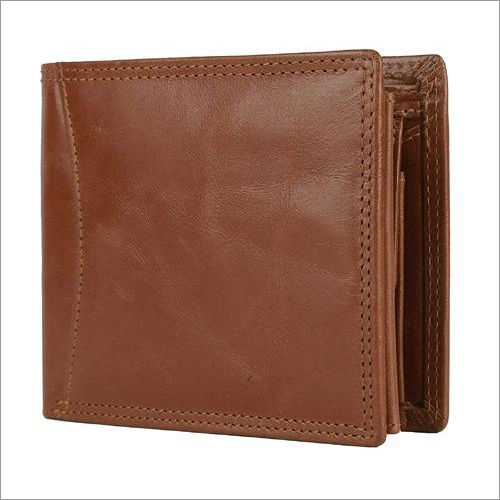 Mens Classic Brown Leather Wallet