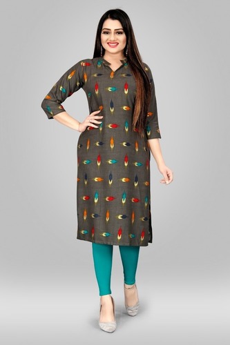 Regular Half Sleeve Cotton Kurti Size  S M L XL Occasion  Casual  Wear at Rs 200  Piece in Surat