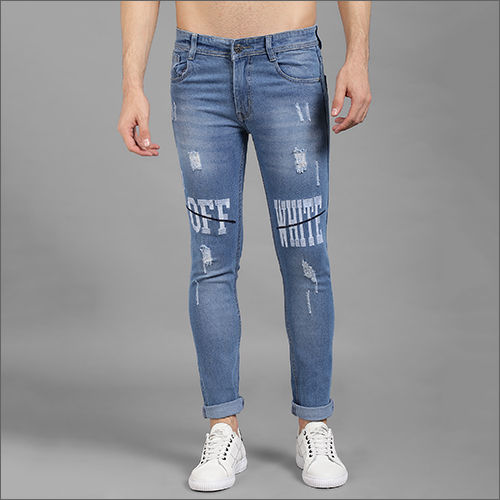 Mens Blue Slim Fit Jeans