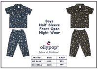 Night wear half sleeve